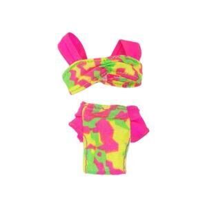 Vintage Barbie Doll Fashion Hawaiian Fun Barbie Beach Bikini Top Bottom Clothes